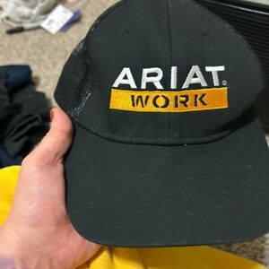 Ariat Black and Yellow Work Cap
